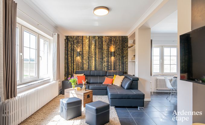 Luxe vakantiewoning in Ciney: huis voor 8 personen met binnenzwembad, sauna en priv�tuin
