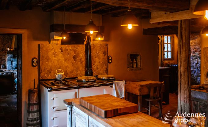 Comfortabele vakantiewoning in Clavier voor 6 personen met priv�tuin en open haard