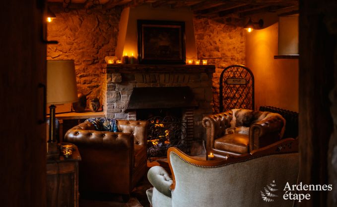 Comfortabele vakantiewoning in Clavier voor 6 personen met priv�tuin en open haard