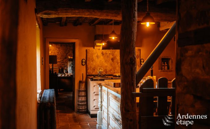 Comfortabele vakantiewoning in Clavier voor 6 personen met priv�tuin en open haard