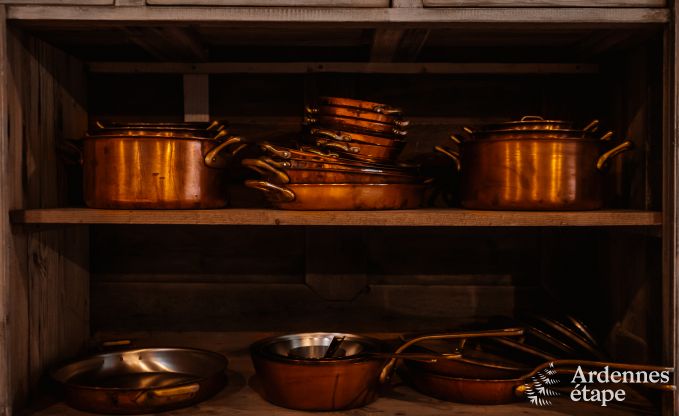 Comfortabele vakantiewoning in Clavier voor 6 personen met priv�tuin en open haard