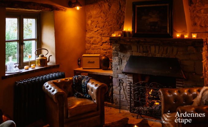 Comfortabele vakantiewoning in Clavier voor 6 personen met priv�tuin en open haard