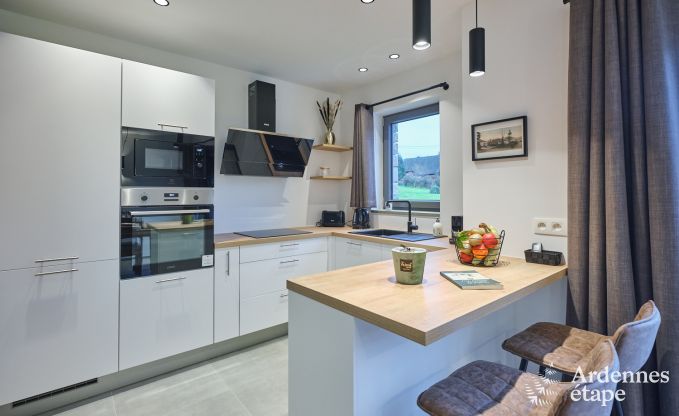 Verblijf met 20 personen in 3 vakantiehuizen op eenzelfde terrein in Coo