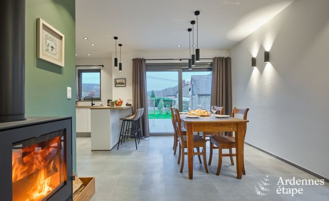 Verblijf met 20 personen in 3 vakantiehuizen op eenzelfde terrein in Coo