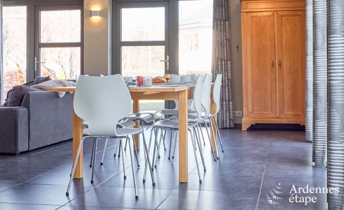 Verblijf met 20 personen in 3 vakantiehuizen op eenzelfde terrein in Coo