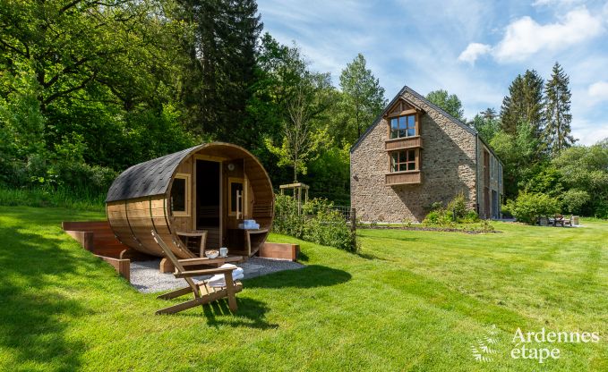Chalet in Couvin voor 8 personen: comfortabele vakantiewoning met sauna en panoramisch uitzicht