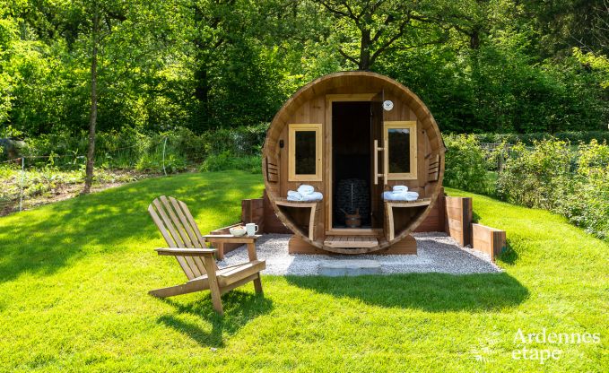 Chalet in Couvin voor 8 personen: comfortabele vakantiewoning met sauna en panoramisch uitzicht