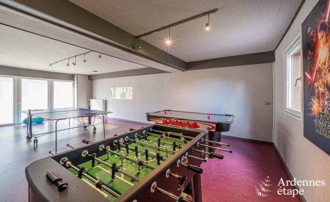 Ruime vakantievilla in Daverdisse voor 14 personen met 5 slaap- en badkamers, wellnessfaciliteiten en privtuin