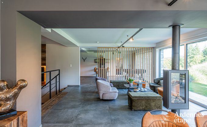 Ruime luxevilla in Daverdisse voor 22 personen met 11 slaapkamers, binnenzwembad, sauna en jacuzzi