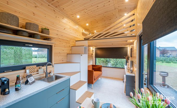 Tiny vakantiehuis in de Ardennen voor 2/3 personen, Dinant 