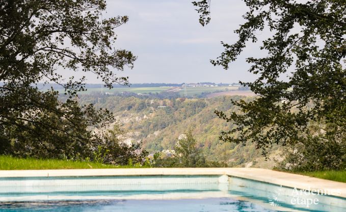 Ruim vakantiehuis met zwembad in Dinant, Ardennen