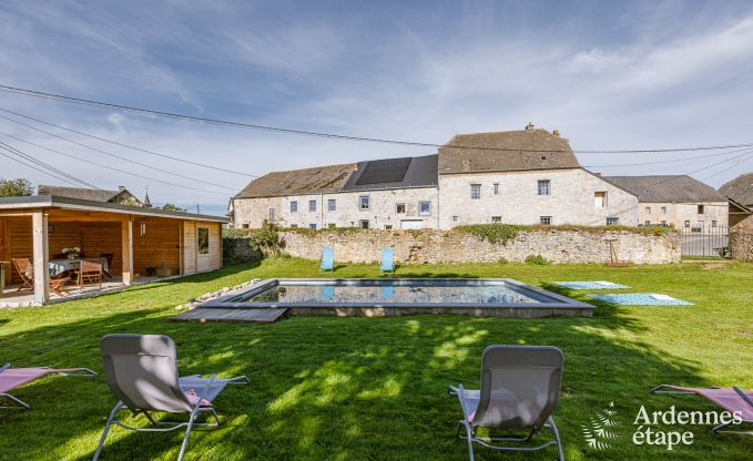 Charmant vakantiehuis in Doische voor 8 personen met privzwembad, tuin en barbecue