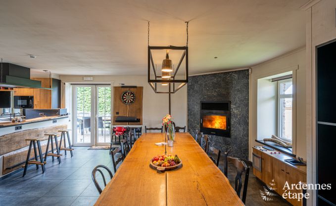 Ruime cottage in Durbuy (Heyd) voor 14 personen met 5 slaapkamers, 5 badkamers, sauna en tuin