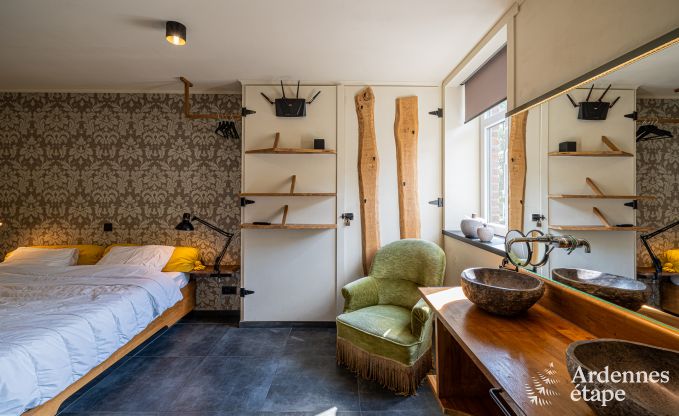 Ruime cottage in Durbuy (Heyd) voor 14 personen met 5 slaapkamers, 5 badkamers, sauna en tuin