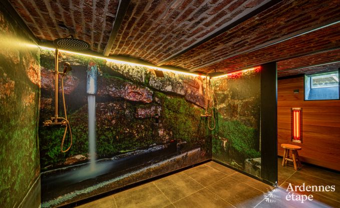 Ruime cottage in Durbuy (Heyd) voor 14 personen met 5 slaapkamers, 5 badkamers, sauna en tuin