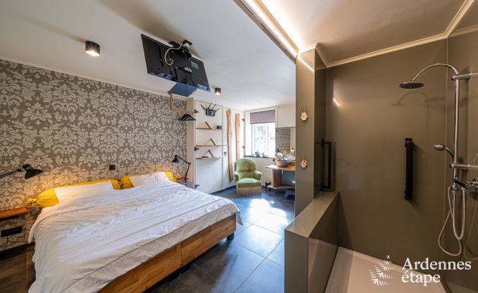 Ruime cottage in Durbuy (Heyd) voor 14 personen met 5 slaapkamers, 5 badkamers, sauna en tuin