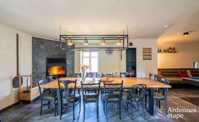 Ruime cottage in Durbuy (Heyd) voor 14 personen met 5 slaapkamers, 5 badkamers, sauna en tuin