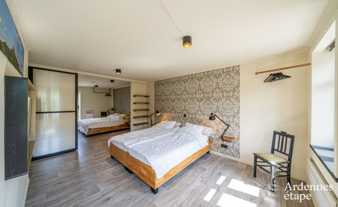 Ruime cottage in Durbuy (Heyd) voor 14 personen met 5 slaapkamers, 5 badkamers, sauna en tuin