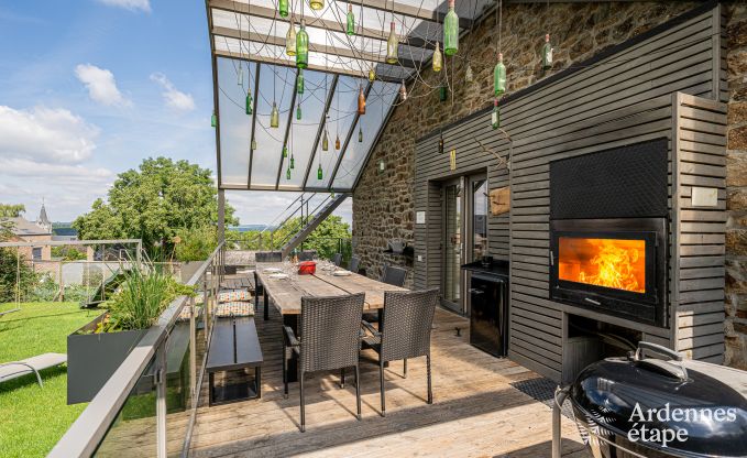 Ruime cottage in Durbuy (Heyd) voor 14 personen met 5 slaapkamers, 5 badkamers, sauna en tuin