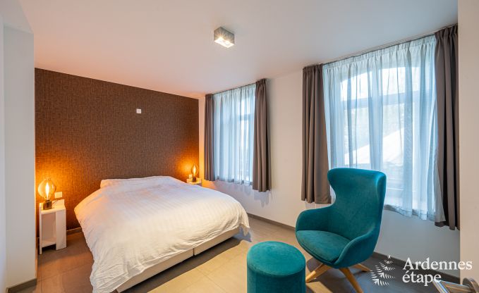 Appartement voor 4 personen in Barvaux: moderne accommodatie met sauna, tuin en babybedje