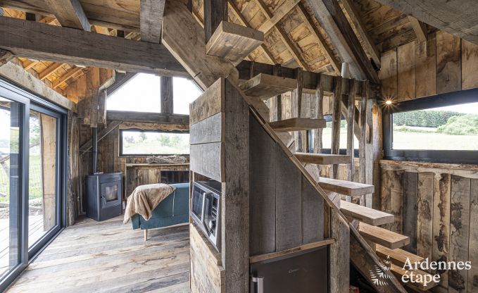 Uniek verblijf voor 2 personen in Durbuy met houtpelletkachel, barbecue en priv�tuin