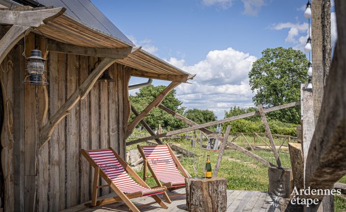 Uniek verblijf voor 2 personen in Durbuy met houtpelletkachel, barbecue en priv�tuin