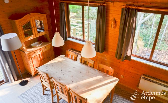 Chalet in Durbuy voor 6/8 personen in de Ardennen