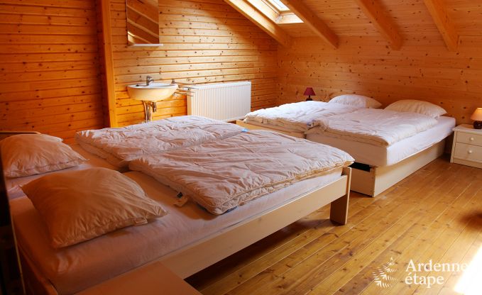 Rustiek chalet voor 24 personen met sauna te huur in Durbuy