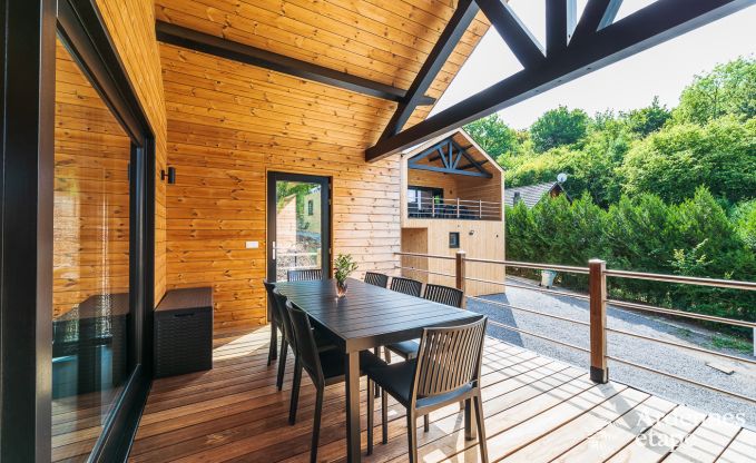 Chalet in Durbuy met sauna en kicker voor 8 personen in de Ardennen