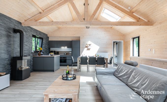 Chalet in Durbuy met sauna en kicker voor 8 personen in de Ardennen