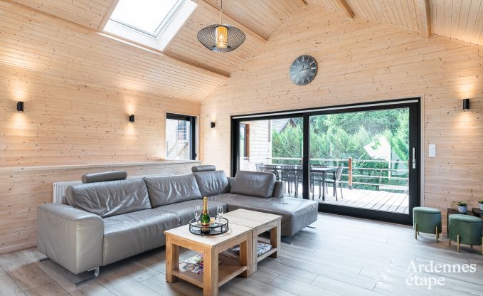 Chalet in Durbuy met sauna en kicker voor 8 personen in de Ardennen
