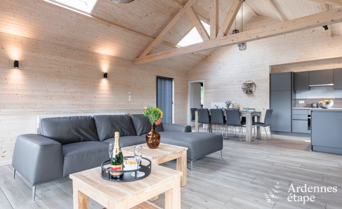 Chalet in Durbuy met sauna en kicker voor 8 personen in de Ardennen