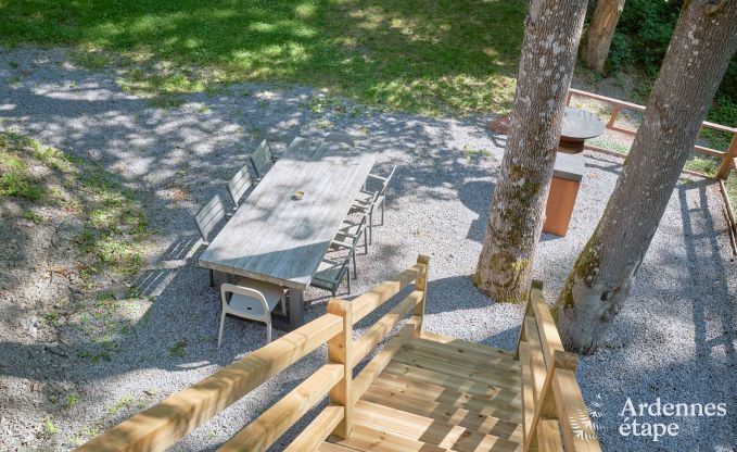 Ruime chalet voor 8 personen met sauna in de bossen rond Durbuy