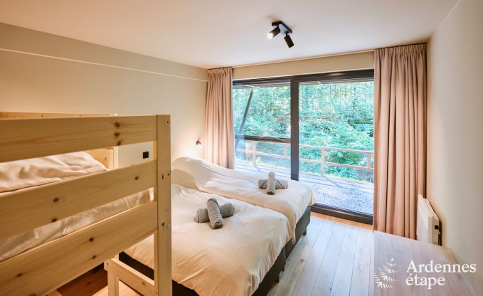 Ruime chalet voor 8 personen met sauna in de bossen rond Durbuy