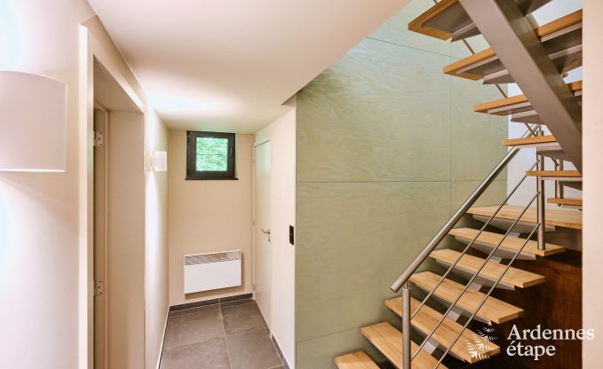 Ruime chalet voor 8 personen met sauna in de bossen rond Durbuy