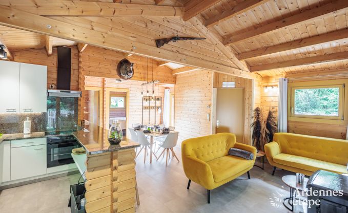 Zeer comfortabel chalet in Durbuy voor 6/7 personen in de Ardennen