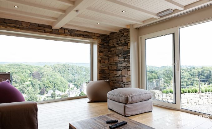 4,5-sterren villa met uitzicht en sauna te huur voor vakantie in Durbuy