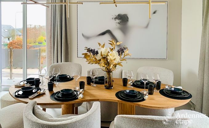 Luxevilla in Durbuy: geniet van wellness, kunst en natuur voor 8 personen