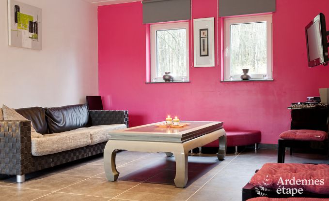 Luxe villa in Durbuy voor 9 personen met binnenzwembad en hammam in de Ardennen