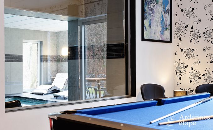 Luxe villa in Durbuy voor 9 personen met binnenzwembad en hammam in de Ardennen