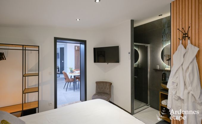 Vakantiewoning met jacuzzi en modern interieur in Durbuy, ideaal voor 2 koppels of familie van 4