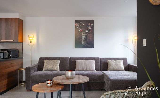 Vakantiewoning met jacuzzi en modern interieur in Durbuy, ideaal voor 2 koppels of familie van 4