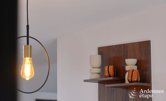 Vakantiewoning met jacuzzi en modern interieur in Durbuy, ideaal voor 2 koppels of familie van 4