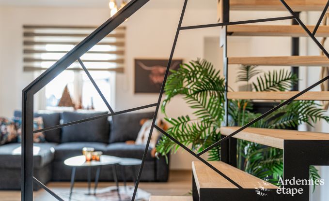 Vakantiewoning in Durbuy voor 5 personen met 3 slaapkamers, houtpelletkachel, outdoor jacuzzi, priv�terras en speeltoestellen