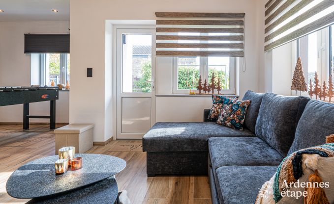 Vakantiewoning in Durbuy voor 5 personen met 3 slaapkamers, houtpelletkachel, outdoor jacuzzi, priv�terras en speeltoestellen
