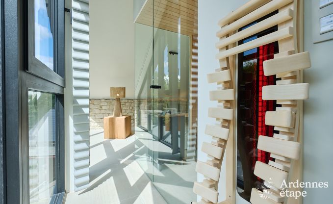Luxe vakantiewoning Durbuy voor 9 personen met sauna en petanquebaan