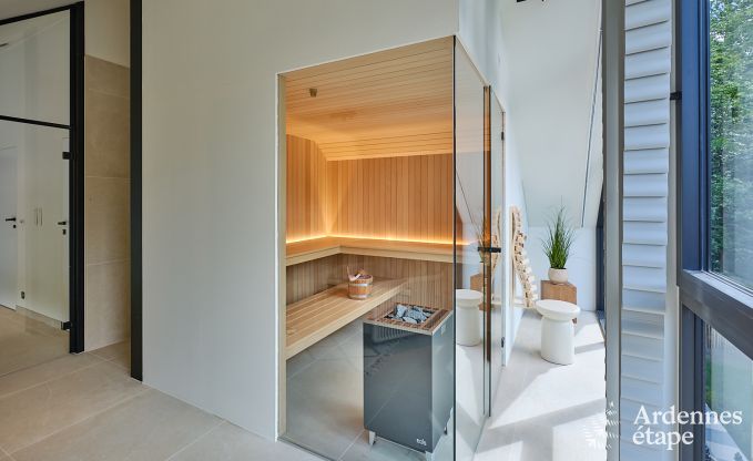 Luxe vakantiewoning Durbuy voor 9 personen met sauna en petanquebaan