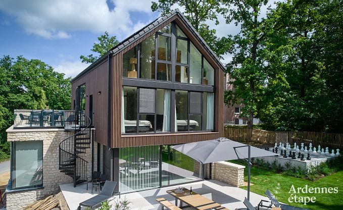 Luxe vakantiewoning Durbuy voor 9 personen met sauna en petanquebaan