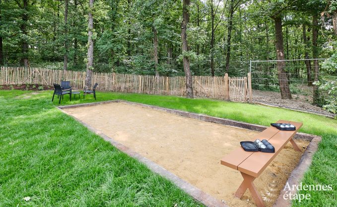 Luxe vakantiewoning Durbuy voor 9 personen met sauna en petanquebaan