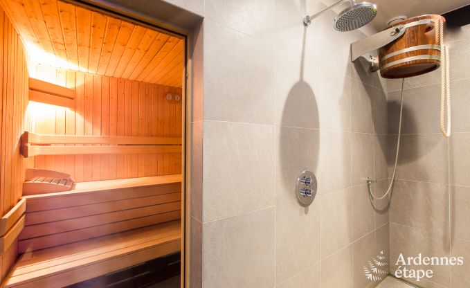Vakantiehuis voor 16/18 p. met sauna en outdoorjacuzzi in Durbuy